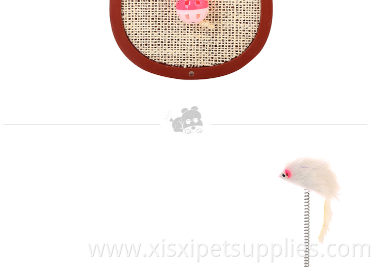 Function Track with Ball Feather Scratcher Cat Board Toy
